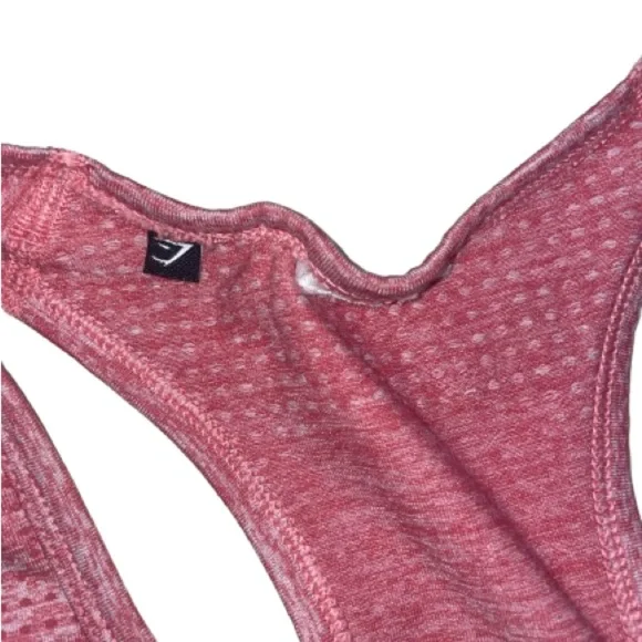 Gymshark Top Small Vital Seamless Vest Rose Slate Red - Picture 5 of 5